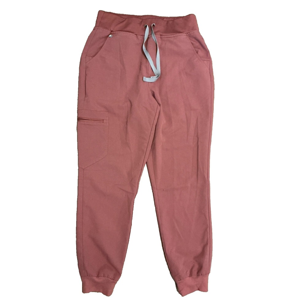 FIGS Pants Zamora Cargo Jogger Zipped Pocket Medical Scrub Black Woman's Small